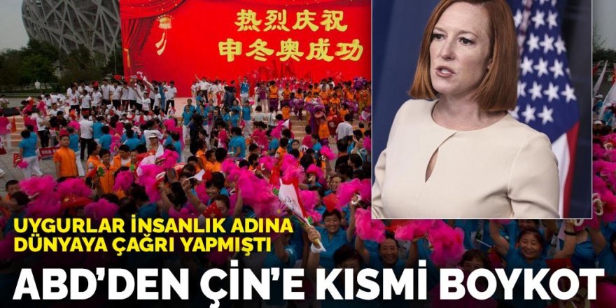 ABD'den Çin'e diplomatik Uygur zulmü boykotu