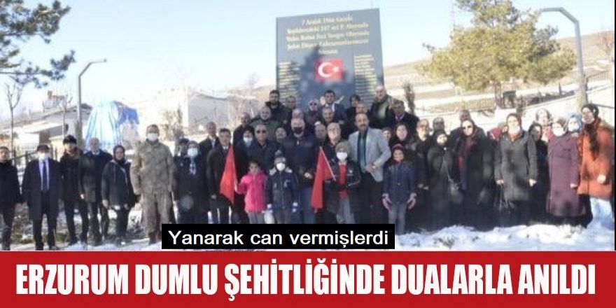 Dumlu şehitleri dualarla anıldı