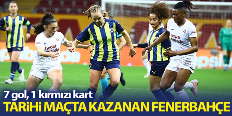 Dostluk derbisinde Fenerbahçe farklı kazandı