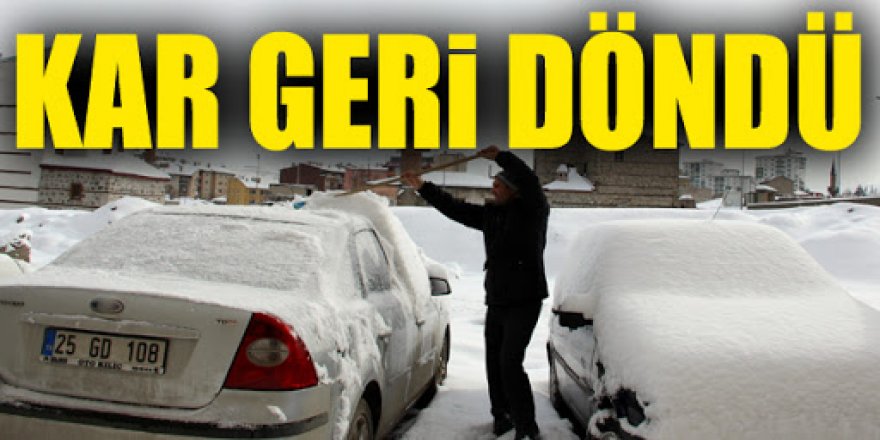 Doğu Anadolu'da yoğun kar yağışı devam ediyor