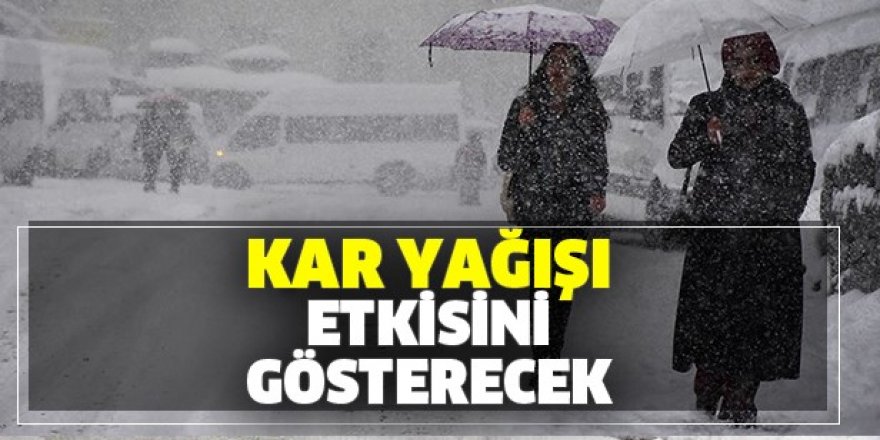 Meteorolojiden soğuk hava uyarısı