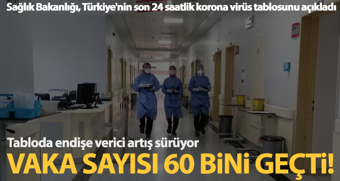 Sağlık Bakanlığı, Türkiye'nin son 24 saatlik korona virüs tablosunu açıkladı