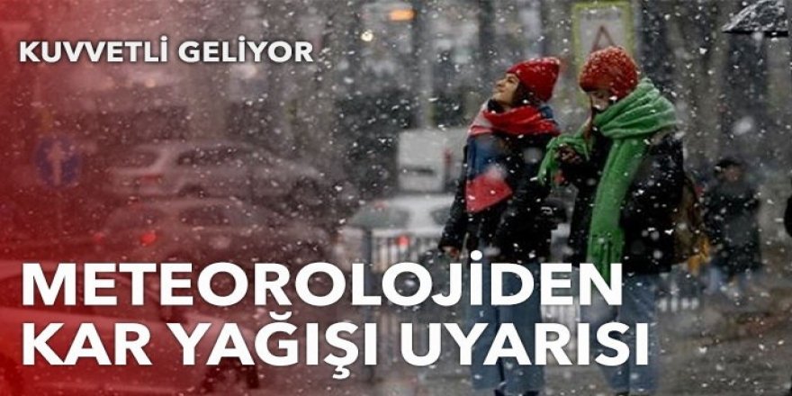 Bayburt, Erzincan ve Erzurum çevresinde aralıklı kar yağışı bekleniyor