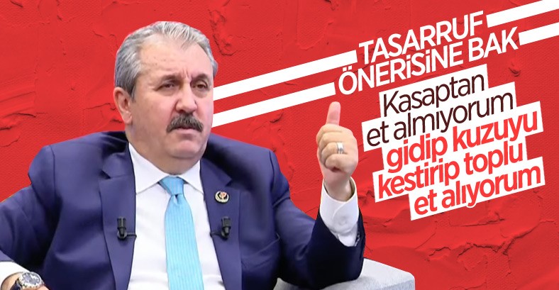BBP Lideri Mustafa Destici'den tasarruf açıklaması....