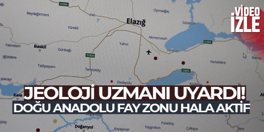 Jeoloji Uzmanı Prof. Dr. Aksoy: 'Doğu Anadolu fay zonu hala aktif ve deprem üretmeye devam edecek'