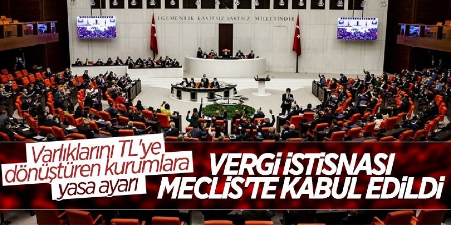 Şirketlere yönelik düzenlemeler içeren kanun teklifi kabul edildi