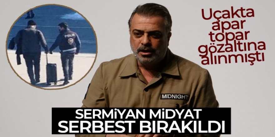 Uçakta gözaltına alınmıştı: Sermiyan Midyat, para cezasını ödedi serbest kaldı