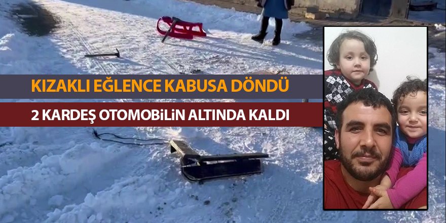 Erzurum'da Karne günü iki kardeş şok yaşadı