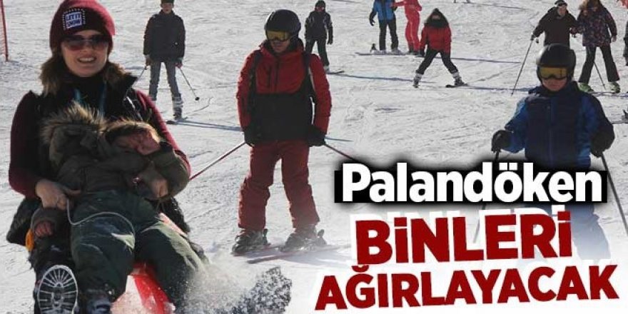 Binler tatil için Erzurum'a akın etti