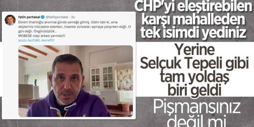 Fatih Portakal: Ekrem İmamoğlu anormal günde yemeğe gitmiş