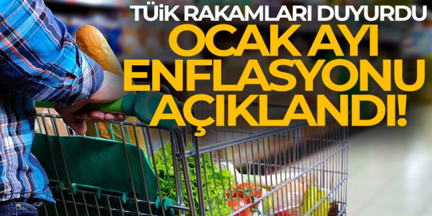 Ocak ayı TÜFE oranı yüzde 11,10 olarak açıklandı