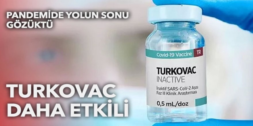 Prof. Dr. Yiğit: Turkovac Sinovac’tan daha etkili