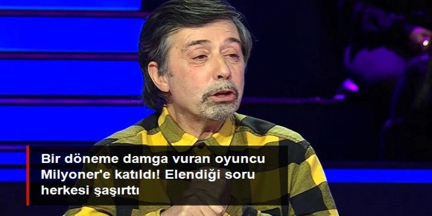 Ünlü oyuncu Osman Cavcı, Kim Milyoner Olmak İster'e katıldı!