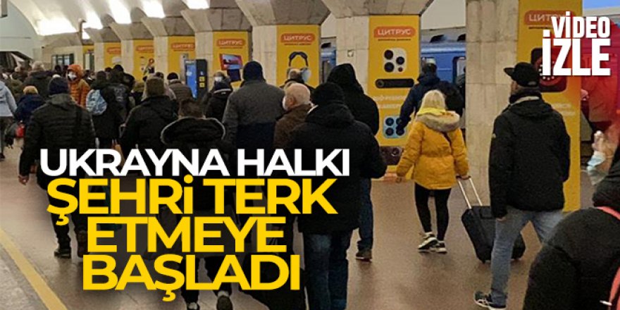 Ukrayna halkı, şehri terk etmeye başladı