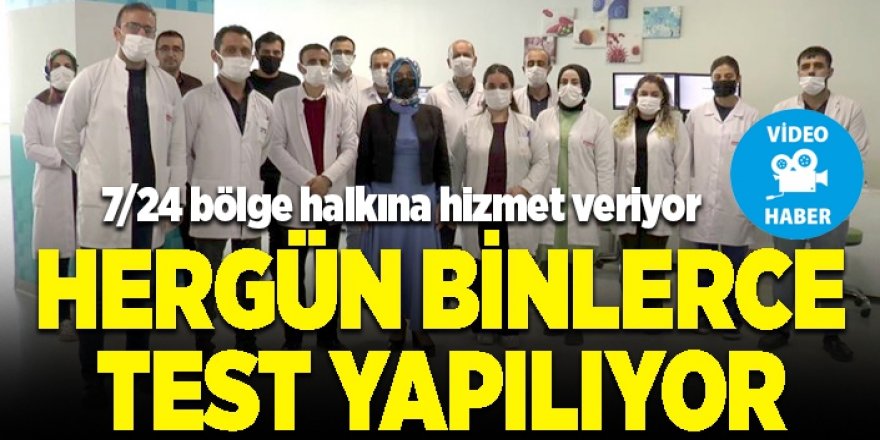 Her gün binlerce tahlil dijital ortamlarda titizlikle inceleniyor