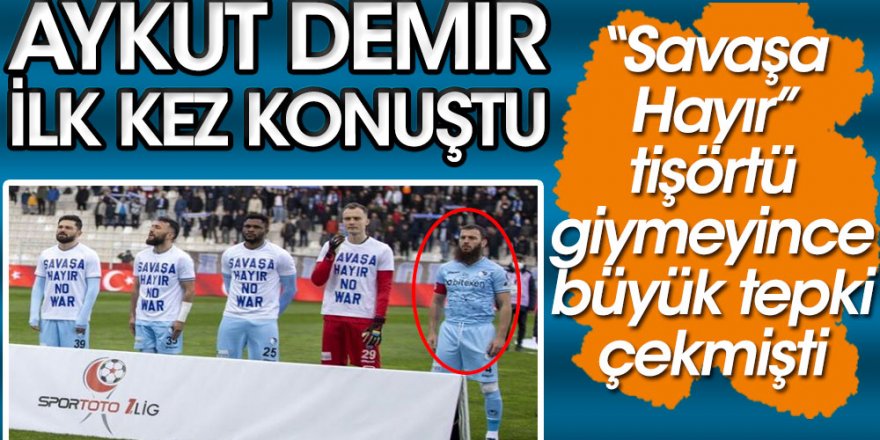 Aykut Demir konuştu: "İçime sinmedi!"