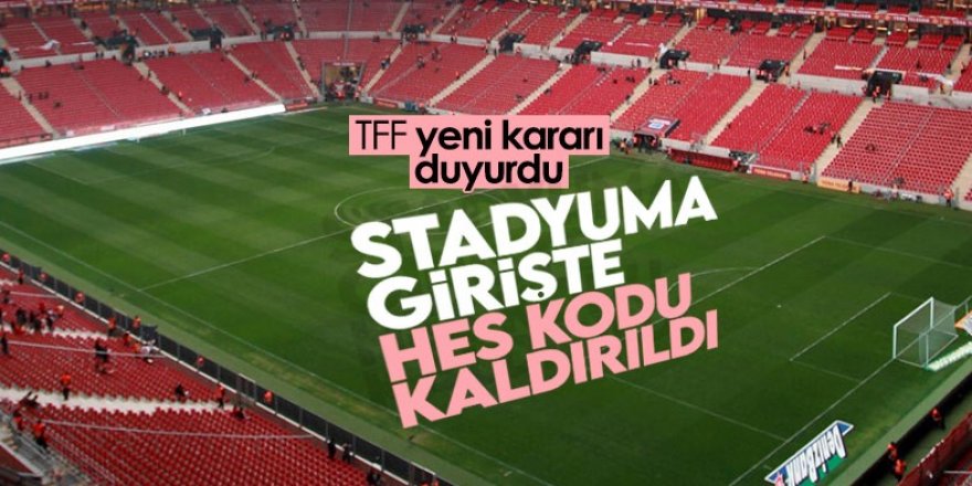 TFF'den HES kodu açıklaması