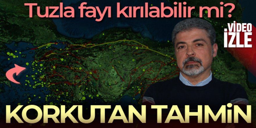 Tuzla fayı için korkutan tahmin