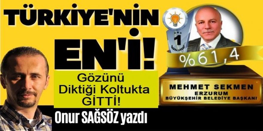 Başkan Sekmen'e bir iyi, bir kötü haber!