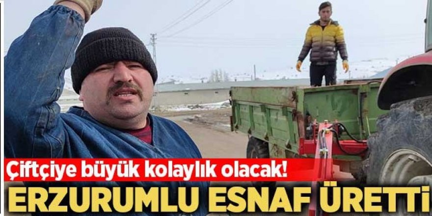 Erzurumlu esnaf çitçiler için üretti