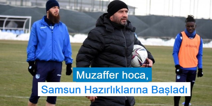 BB Erzurumspor, Samsunspor maçı hazırlıklarını sürdürdü