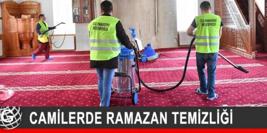 Yakutiye’de Ramazan temizliği başladı