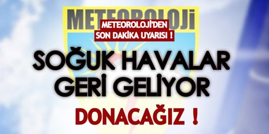 Doğu’da yeni bir soğuk hava ve yağışlar geri geliyor