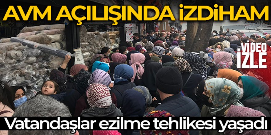 Başkent'te AVM açılışında izdiham