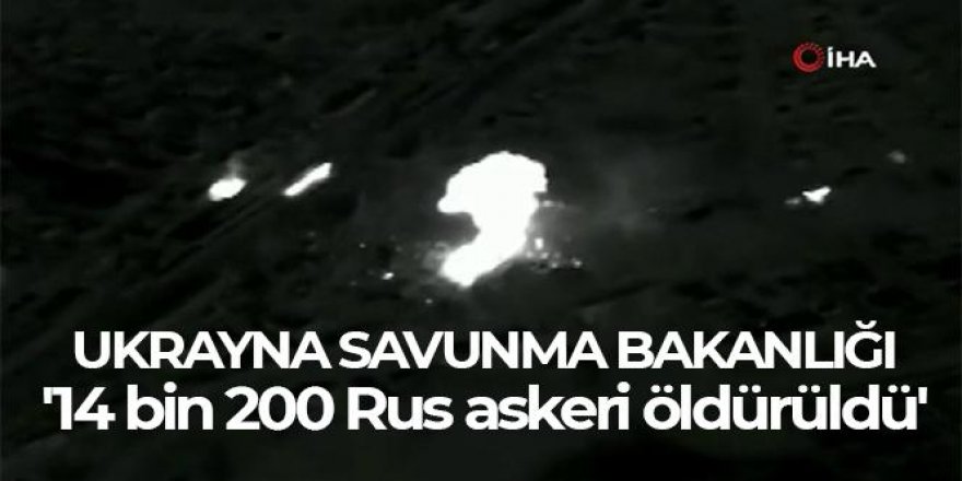 Ukrayna Savunma Bakanlığı: '14 bin 200 Rus askeri öldürüldü'