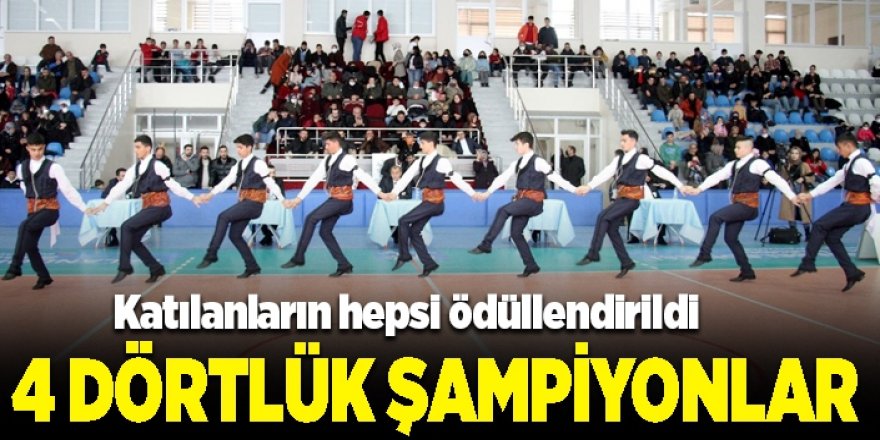 Halk oyunlarında şampiyonlar belli oldu