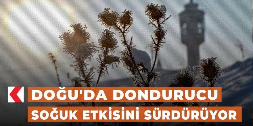 Doğu’da soğuk hava etkisini sürdürüyor