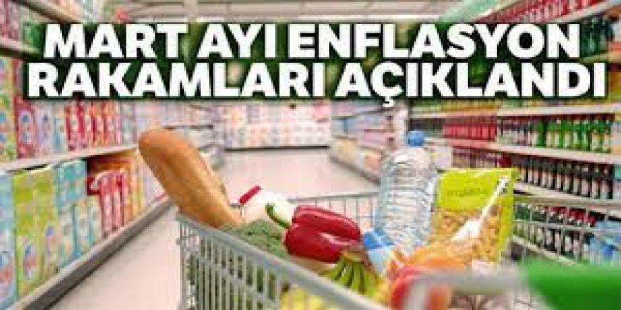 Mart ayı enflasyon rakamları açıklandı!