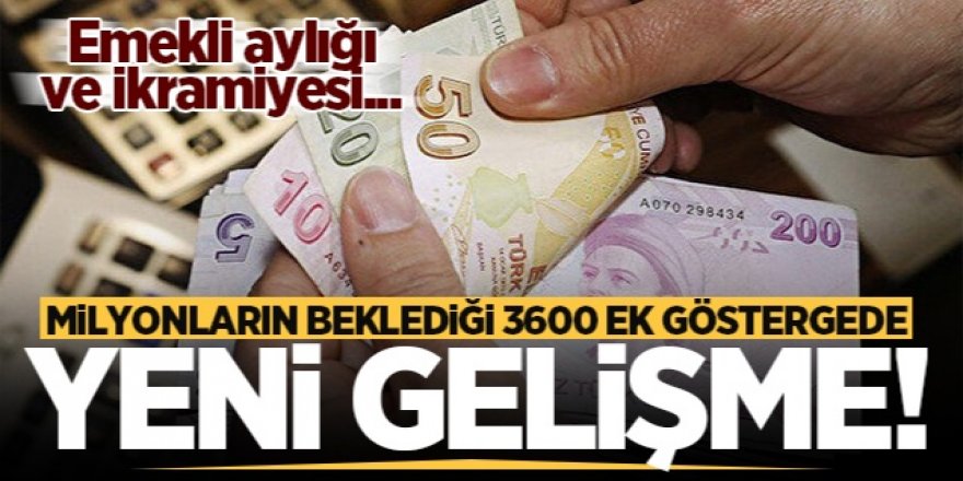 Emekli aylığı 1.250 TL; emekli ikramiyesi 40 bin lira artacak