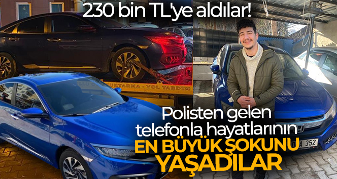 230 bin TL'ye otomobil aldı! Gelen telefonla şoke oldu