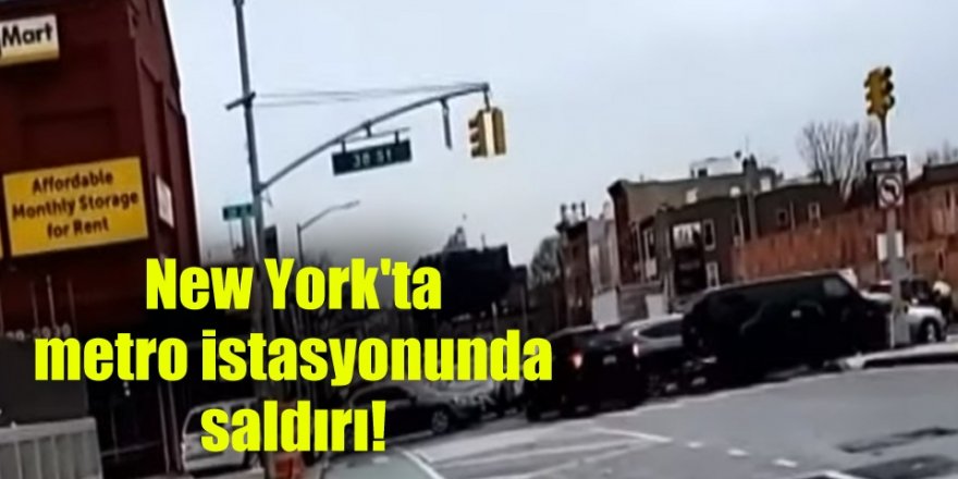 New York'ta metroya saldırı!