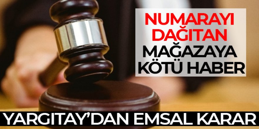 Yargıtay'dan müşterinin numarasını paylaşan mağazaya kötü haber