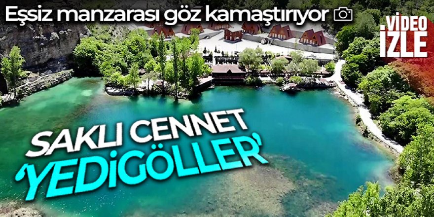 Erzurum'da Saklı Cennet ‘Yedigöller’ de büyüleyici manzara