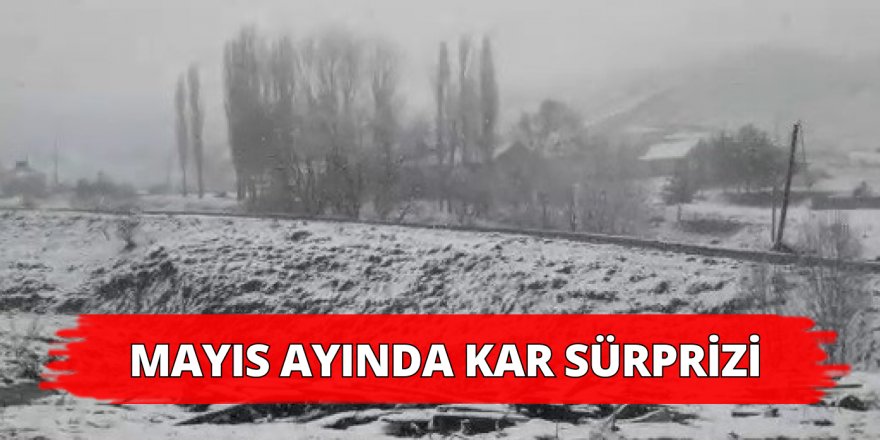 Mayıs ayında kar sürprizi