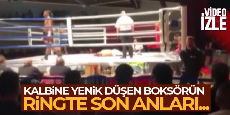 Ringde hayatını kaybeden boksör Musa Askan Yamak'ın son anları