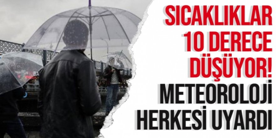 Erzurum ve çevre illerde: Hava sıcaklığı 10 derece düşecek