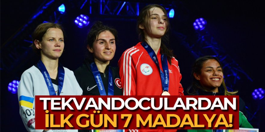 Milli taekwondoculardan Avrupa Şampiyonası'na muhteşem başlangıç