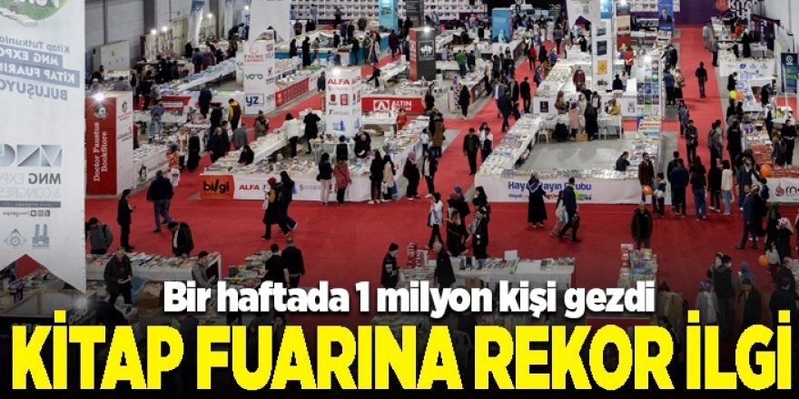 Kitap fuarına rekor ilgi