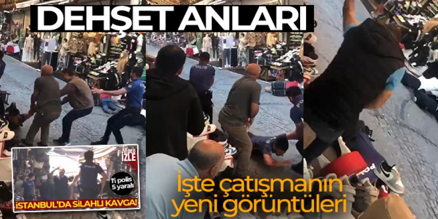 İstanbul Beyazıt'taki silahlı çatışmanın görüntüleri ortaya çıktı!