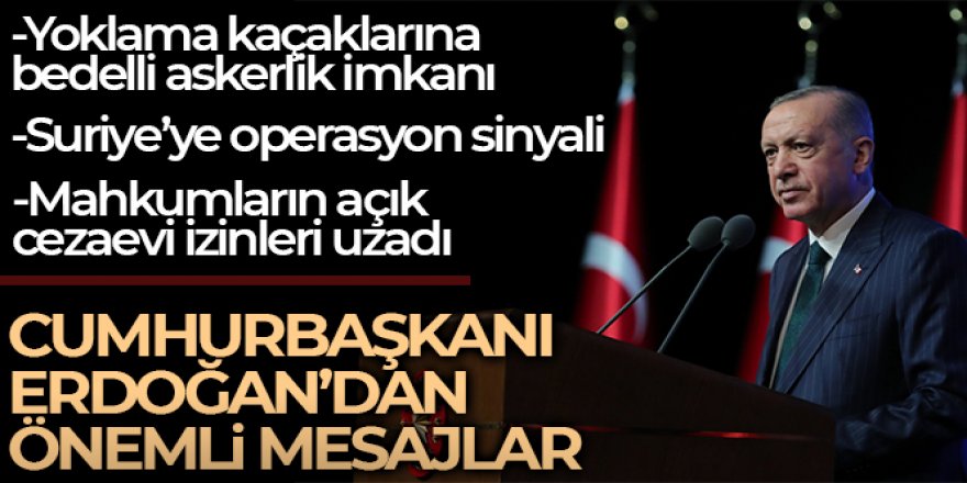 Erdoğan kararları duyurdu!