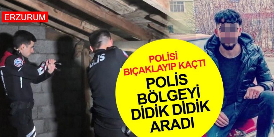 Erzurum'da hareketli gece! 112 ekibinin ihbarına giden polis boynundan bıçaklandı