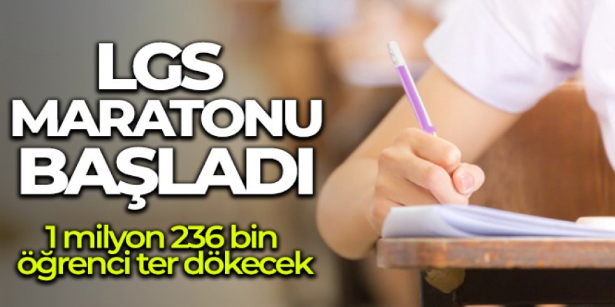 Türkiye genelinde LGS heyecanı başladı