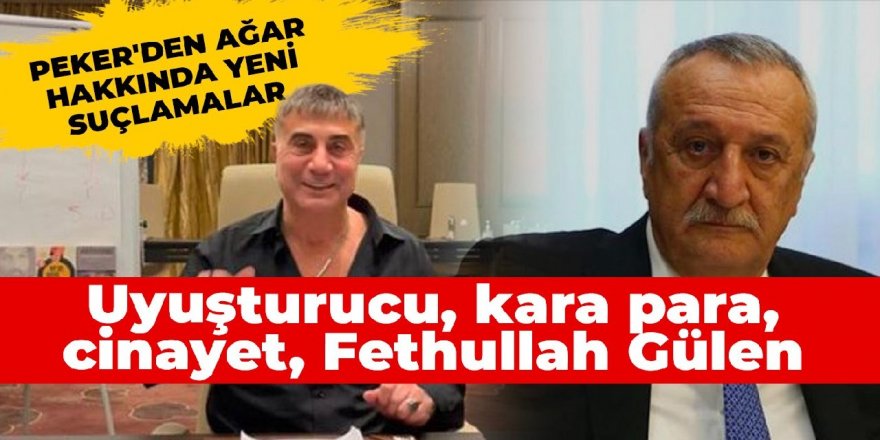 Sedat Peker’den Mehmet Ağar hakkında yeni suçlamalar