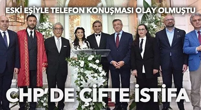 CHP'de  Erzurumlu isim eşiyle birlikte istifa etti