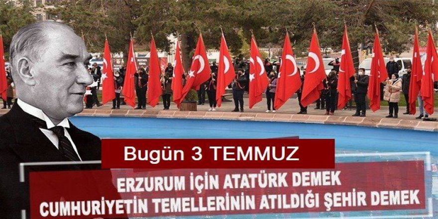 Atam Erzurum'a hoş geldin...