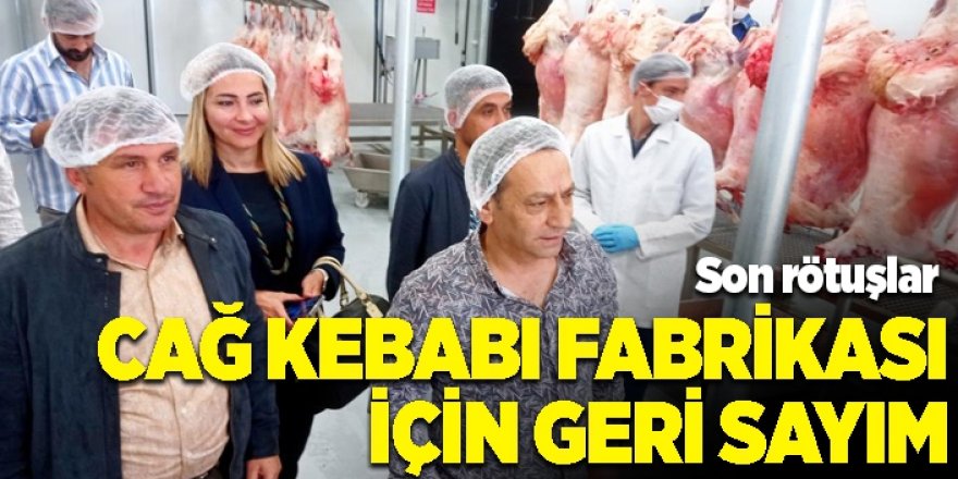 Cağ kebabı fabrikası için geri sayım